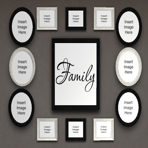 Second Life Marketplace Family Photo Wall Art